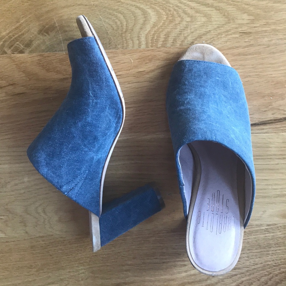 Charlotte Stone denim heels - Picture 7 of 15